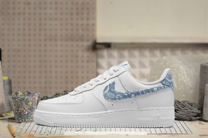 BLUE BANDANA CUSTOM AIR FORCE 1 - Image 6