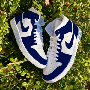 Custom Air Jordan 1 Navy Blue Colorblock?