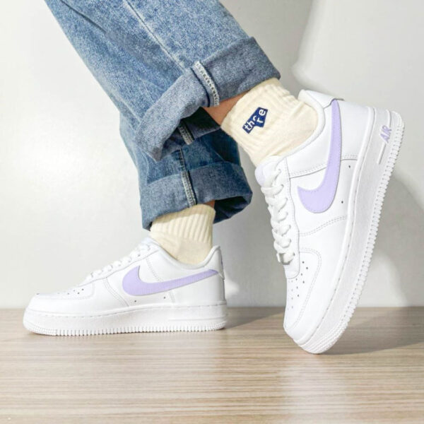BABY PURPLE CUSTOM AIR FORCE 1 - Image 3