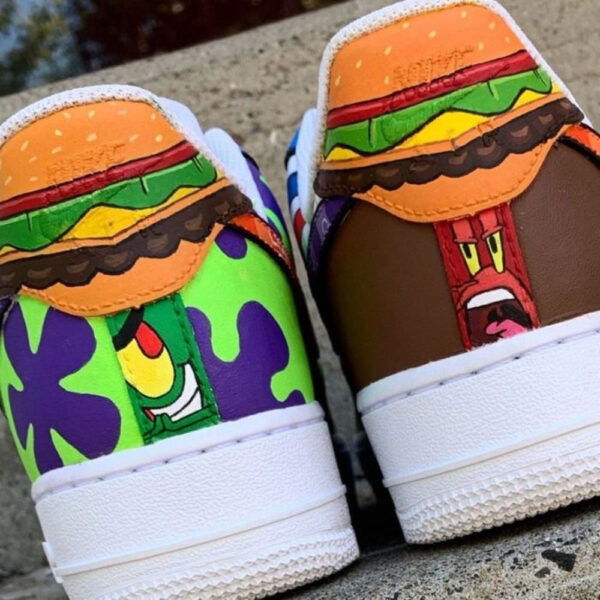 SPONGEBOB SQUAREPANTS CUSTOM AIR FORCE 1 - Image 4