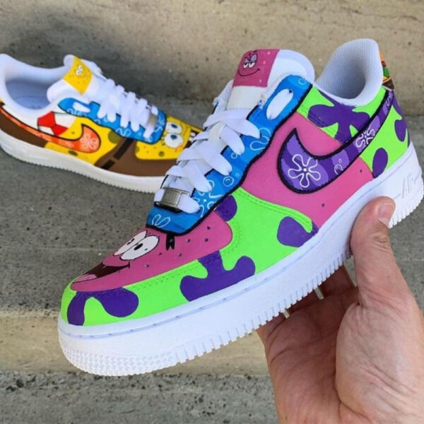 SPONGEBOB SQUAREPANTS CUSTOM AIR FORCE 1 - Image 2