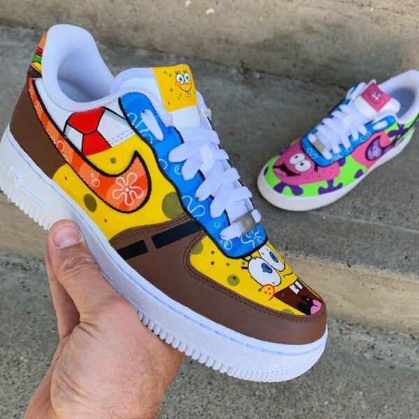 SPONGEBOB SQUAREPANTS CUSTOM AIR FORCE 1