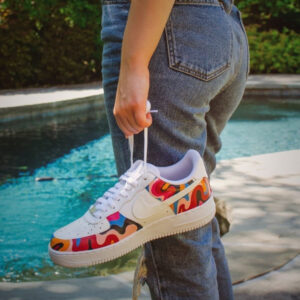 BRIGHTLY COLORED CUSTOM AIR FORCE 1