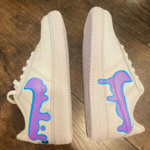 PURPLE DRIP CUSTOM AIR FORCE 1
