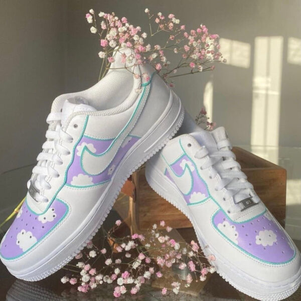 PURPLE CLOUD CUSTOM AIR FORCE 1 - Image 4