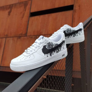 BLACK ROSE DRIP CUSTOM AIR FORCE 1