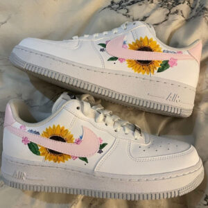 SUNFLOWERS PINK CUSTOM AIR FORCE 1