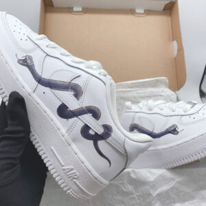 PURPLE SNAKE CUSTOM AIR FORCE 1