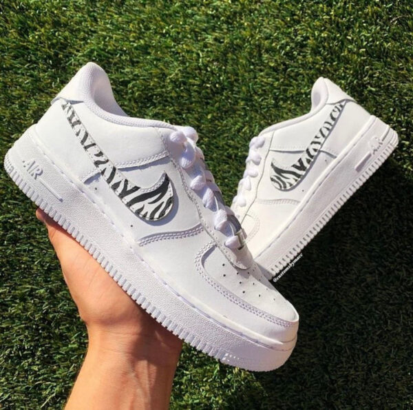 ZEBRA PRINT CUSTOM AIR FORCE 1 - Image 4