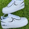 BLACK WHITE SHADOW CUSTOM AIR FORCE 1 - Image 4