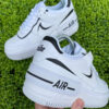BLACK WHITE SHADOW CUSTOM AIR FORCE 1 - Image 3