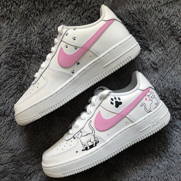 PINK CAT CUSTOM AIR FORCE 1 - Image 7