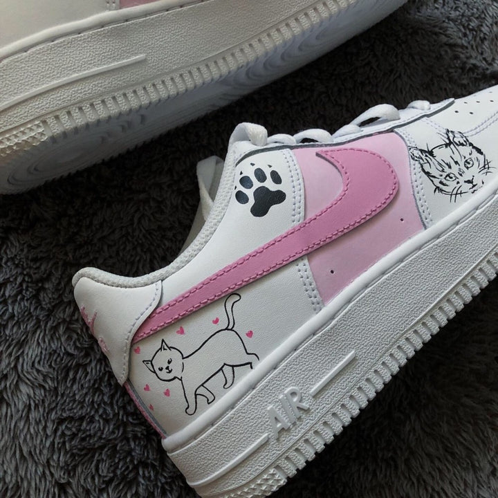 PINK CAT CUSTOM AIR FORCE 1 - Image 8