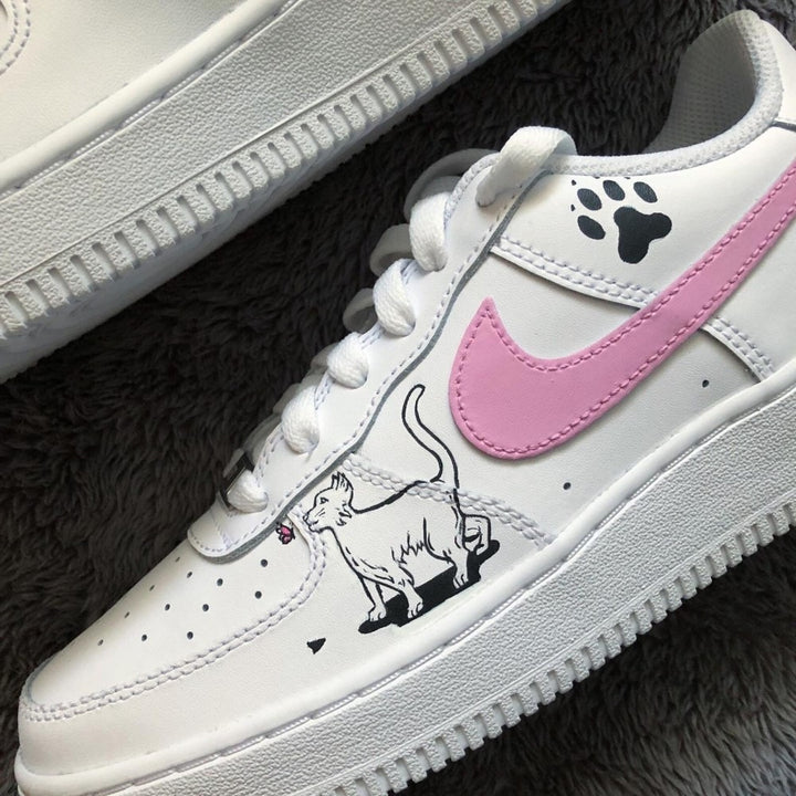 PINK CAT CUSTOM AIR FORCE 1 - Image 9