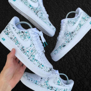 GREEN SPLASH CUSTOM AIR FORCE 1