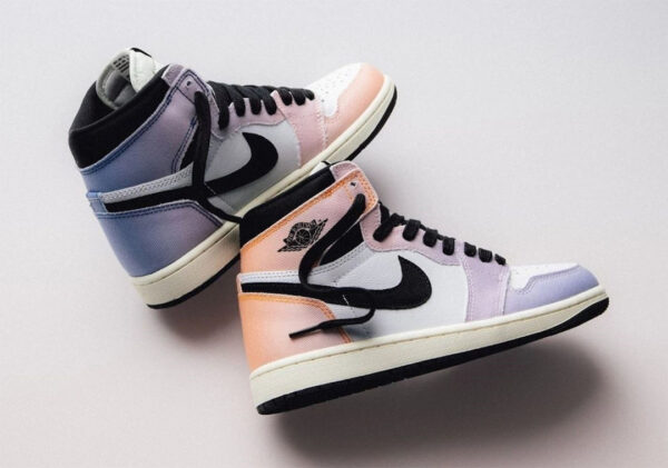 PINK PURPLE GRADIENT CUSTOM AIR JORDAN 1 - Image 6