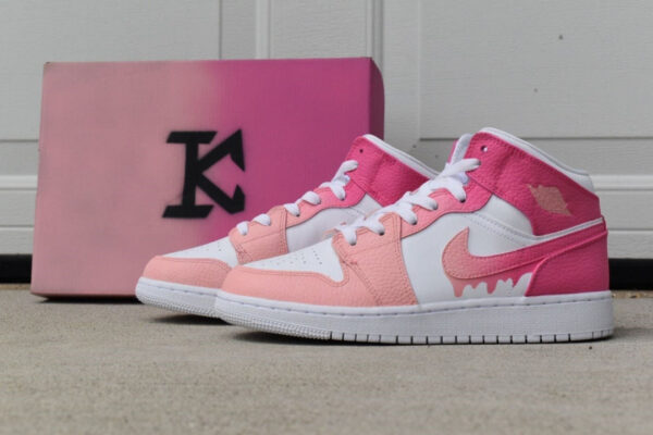 PINK DRIP CUSTOM AIR JORDAN 1 - Image 2