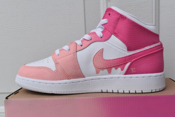 PINK DRIP CUSTOM AIR JORDAN 1 - Image 3