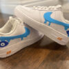 BLUE DRIP CUSTOM AIR FORCE 1 - Image 4