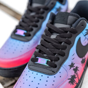 PURPLE PINK GRADIENT DRIP CUSTOM AIR FORCE 1