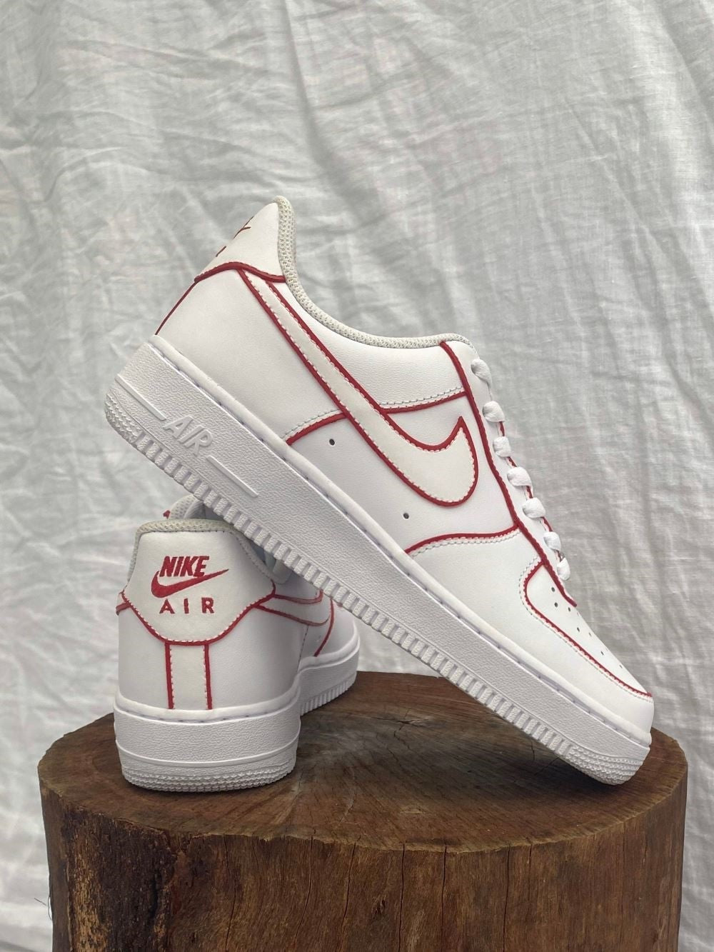 RED LINE CUSTOM AIR FORCE 1 - Image 2