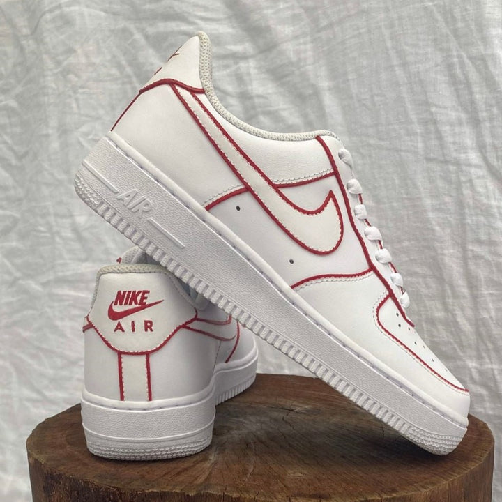 RED LINE CUSTOM AIR FORCE 1 - Image 4