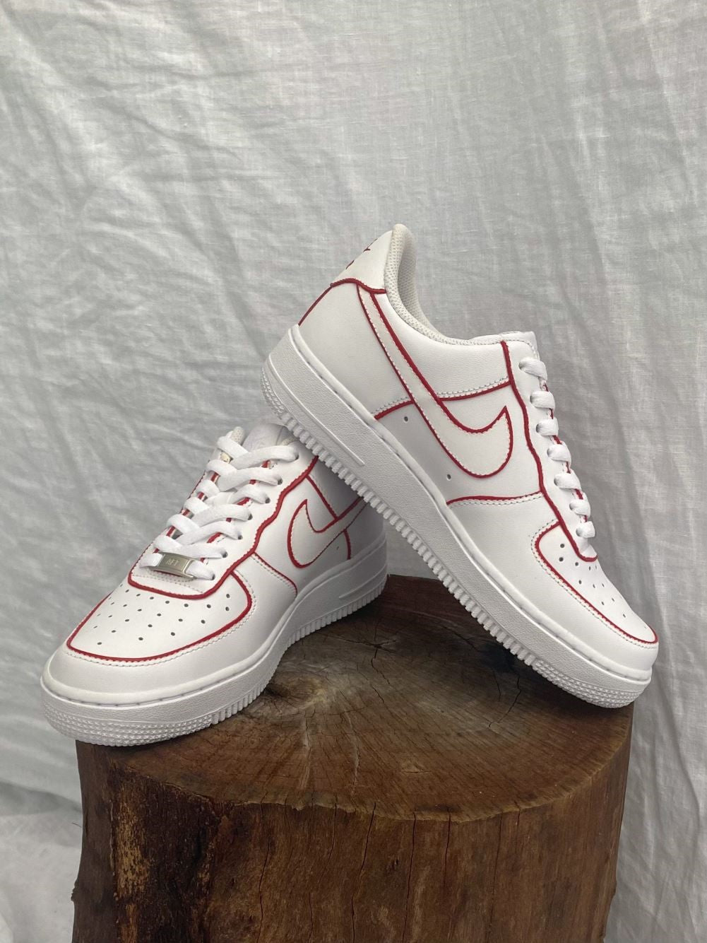 RED LINE CUSTOM AIR FORCE 1 - Image 3