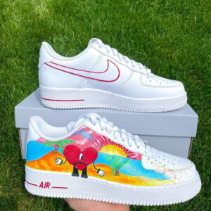 COLORFUL HEART CUSTOM AIR FORCE 1