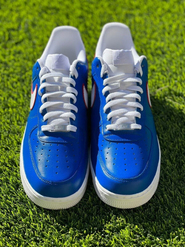 BLUE WHITE CUSTOM AIR FORCE 1 - Image 5