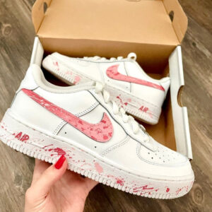 PINK CUSTOM AIR FORCE 1