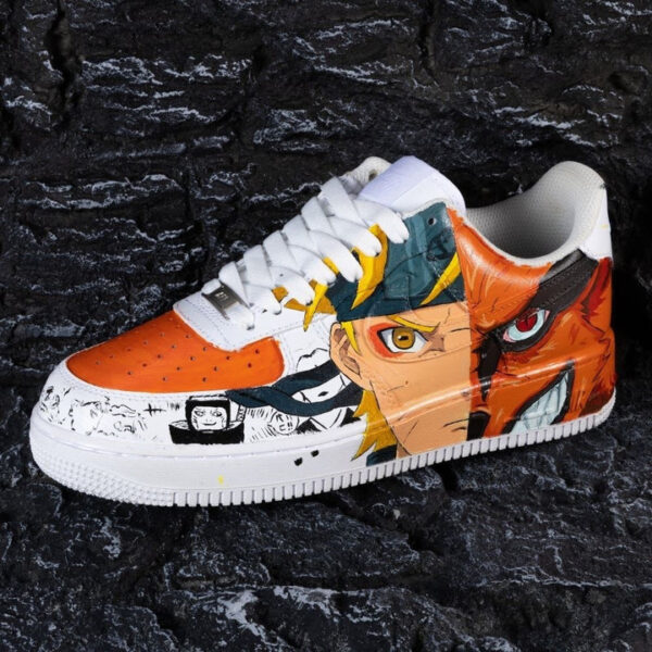 NARUTO KURAMA CUSTOM AIR FORCE 1 - Image 6