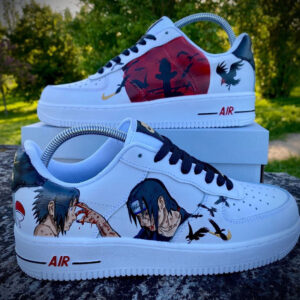 SASUKE AND ITACHI, SHARINGAN CUSTOM AIR FORCE 1