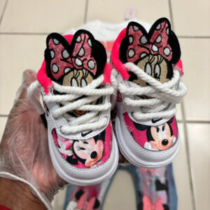 PINK CARTOON CUSTOM AIR FORCE 1