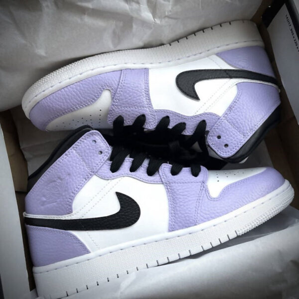 PURPLE BLACK CUSTOM AIR JORDAN 1 - Image 3