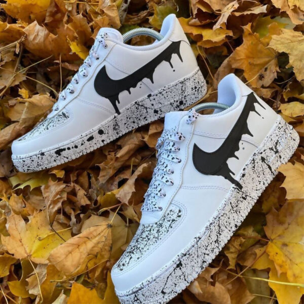BLUE DRIP SPLASH CUSTOM AIR FORCE 1