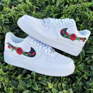 RED ROSE CUSTOM AIR FORCE 1