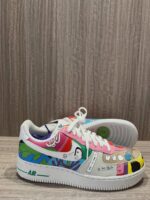 Custom Air Force 1, Hand Painted Nature Cycle Art Sneakers, Colorful Streetwear Shoes, Unique Gift - Image 2