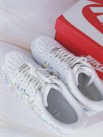Custom Air Force 1, Hand Painted Doodle Art Sneakers, Pastel Streetwear Shoes, Unique Gift - Image 4