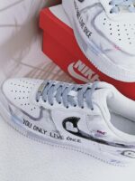 Custom Air Force 1, Hand Painted Graffiti Sneakers, Y2K Streetwear Shoes, Unique Gift - Image 4