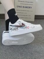 Spider-Verse Custom Air Force 1 | Hand-Painted Spider-Man Sneakers - Image 3