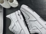 Custom Air Force 1, Hand Painted Comic Line Art Sneakers, Minimalist Streetwear Shoes, Unique Gift - Image 3