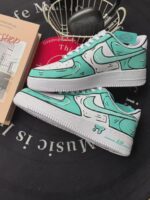 Custom Air Force 1 Low Cartoon Drip Sneakers – Hand-Painted Comic Style Streetwear - Image 3