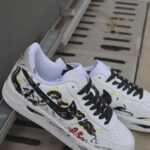 Custom Air Force 1 | Abstract Snake Art Sneakers