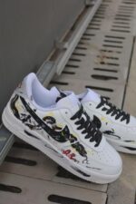 Custom Air Force 1 | Abstract Snake Art Sneakers