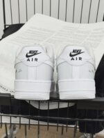 Custom White Black Air Force 1 Low "42% EYES UP" Freedom Text Streetwear Sneakers Gift for Sneaker Lovers - Image 3