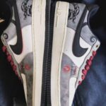 Custom Dragon Air Force 1 Low Sneakers: Vintage Streetwear, Handcrafted Design - Image 7