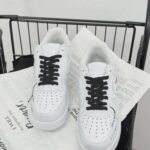 Custom White Black Air Force 1 Low "42% EYES UP" Freedom Text Streetwear Sneakers Gift for Sneaker Lovers - Image 7